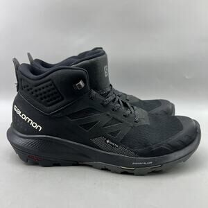 Salomon OUTpulse GORE-TEX Hiking Shoes Men Size 8.5 Black Waterproof Comfort
